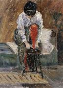 unknow artist the red stocking Germany oil painting reproduction